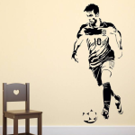 Wallzone Football Player Large Vinyl Wallsticker