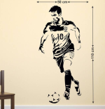 Wallzone Football Player Large Vinyl Wallsticker - Image 2