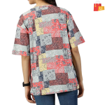 Women’s/Girls’ Oversized Graphic T-Shirt | 100% Cotton, Loose Fit, Round Neck, Half Sleeves - Image 2