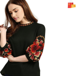 Embroidered Regular Top for Women | Stylish and Comfortable