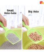 Cat Litter Scoop - Easy Clean Waste Remover green - Image 3