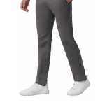 Men's Slim Fit Dark Gray Trousers – Style & Comfort in Cotton Blend