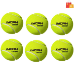 cricket ball Cricket Tennis Ball  (6 pack Yellow)