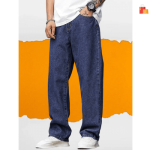 Lymio Men's Jeans | Denim Pants | Baggy Jeans for Men dark blue