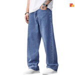 Lymio Men's Jeans | Denim Pants | Baggy Jeans for Men  blue
