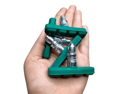 V-Brake Power Brake Shoes for Enhanced Cycling Performance | Optimal Braking Efficiency in Multiple Colors