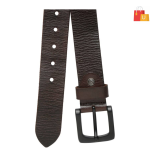 Timeless Brown Genuine Leather Belt for Men – Perfect for Casual Wear - Image 3