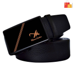 Elegant Black Artificial Leather Belt for Formal Attire – Stylish and Durable Accessory - Image 2