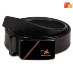 Elegant Black Artificial Leather Belt for Formal Attire – Stylish and Durable Accessory - Image 3
