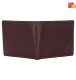 Men's Casual Brown Genuine Leather RFID Wallet – Compact and Secure with 4 Card Slots - Image 2