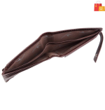 Men's Compact Maroon Genuine Leather RFID Wallet – Stylish & Secure with 5 Card Slots - Image 4