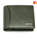 Men Casual Green Genuine Leather RFID Wallet  (9 Card Slots) - Image 2