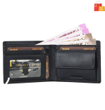 Men Casual, Formal, Trendy Black Genuine Leather RFID Wallet - Regular Size  (4 Card Slots) - Image 4