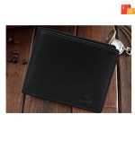 Men Casual, Formal, Trendy Black Genuine Leather RFID Wallet - Regular Size  (4 Card Slots) - Image 2