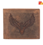 Versatile Men's Brown Genuine Leather RFID Wallet – Stylish for Casual, Formal, and Evening Use (9 Card Slots) - Image 3