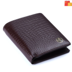 Men Casual, Formal, Evening/Party, Travel, Trendy Brown Genuine Leather RFID Wallet  (7 Card Slots)