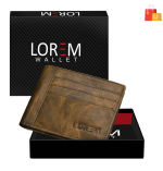 Men Casual Brown Artificial Leather Wallet  (6 Card Slots)