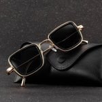 Retro Square Sunglasses (52) with UV Protection – Perfect for Men & Women, Ideal for Riding