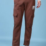 Solid Brown Track Pants