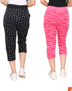 Comfortable Capri Pants for Women - multi color - Image 2