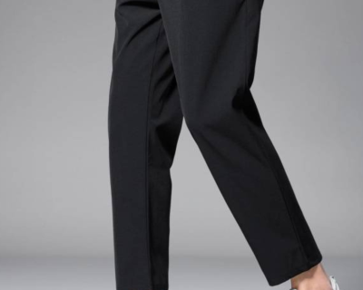 Men's Solid Black Track Pants