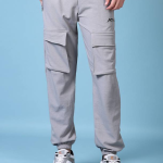 Solid Grey Track Pants