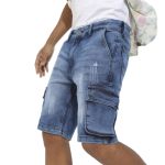 Men's Denim Blue Shorts