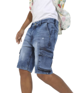 Men's Denim Blue Shorts