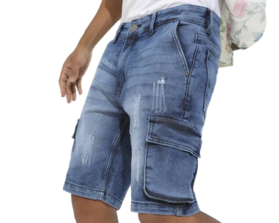 Men's Denim Blue Shorts