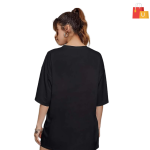 Women’s Oversized T-Shirt | Casual Printed Round Neck Longline Design - Image 2