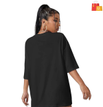 Women’s Oversized T-Shirt | Casual Printed Round Neck Longline Design - Image 2