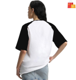 Baggy Fit Graphic T-Shirt for Women & Girls | Round Neck, Drop Shoulder, Half Sleeve Cotton Design (Sizes: S to XL) . - Image 2