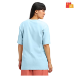 Baggy Fit Graphic T-Shirt for Women & Girls | Round Neck, Drop Shoulder, Half Sleeve Cotton Design (Sizes: S to XL) . - Image 2
