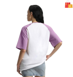 Baggy Fit Graphic T-Shirt for Women & Girls | Round Neck, Drop Shoulder, Half Sleeve Cotton Design (Sizes: S to XL) . - Image 2