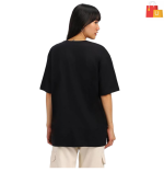 Baggy Fit Graphic T-Shirt for Women & Girls | Round Neck, Drop Shoulder, Half Sleeve Cotton Design (Sizes: S to XL) . - Image 2