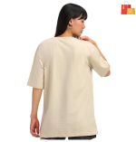 Baggy Fit Graphic T-Shirt for Women & Girls | Round Neck, Drop Shoulder, Half Sleeve Cotton Design (Sizes: S to XL) . - Image 2
