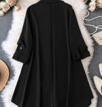 Solid Rayon Shirt Dress for Women – Office & Casual Wear by Leriya Fashion - Image 2
