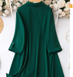 Solid Rayon Shirt Dress for Women – Office & Casual Wear by Leriya Fashion - Image 3
