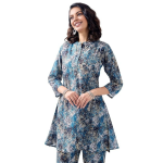 Toochki Dress for Women | Cotton Dress for Women | Two Piece Dress Set |Co Ord Set Dresses for Women | Dresses for Women | Dress for Women Dress | Blue Dress