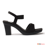 Stylish and Comfortable Block Heel Sandals with Ankle Strap for Women and Girls - Image 3