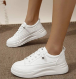 Stylish Sports and Casual Shoes for Women (White , 6) - Image 3