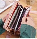Stylish Multicolor RFID Wallet for Women - Artificial Leather (8 Card Slots) - Image 3