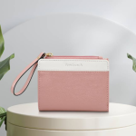 Women's Pink Fabric Wallet - Everyday Essential