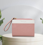 Women's Pink Fabric Wallet - Everyday Essential
