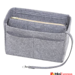 Women’s Multi-Card Grey Wallet – Sleek and Spacious Design