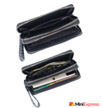 Elegant Genuine Leather Wallet for Women with 12 Card Slots - Image 3