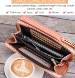 Chic Women’s Pink Artificial Leather Wallet – Compact Design with 4 Card Slots - Image 3