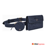 Premium Women’s Blue Leather Wallet – Compact and Timeless Accessory