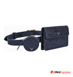 Premium Women’s Blue Leather Wallet – Compact and Timeless Accessory