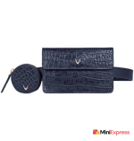 Premium Women’s Blue Leather Wallet – Compact and Timeless Accessory - Image 2